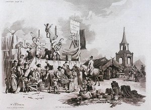Kermis, uit Microcosm, Vol.II, gegraveerd door J. Hill, c.1806